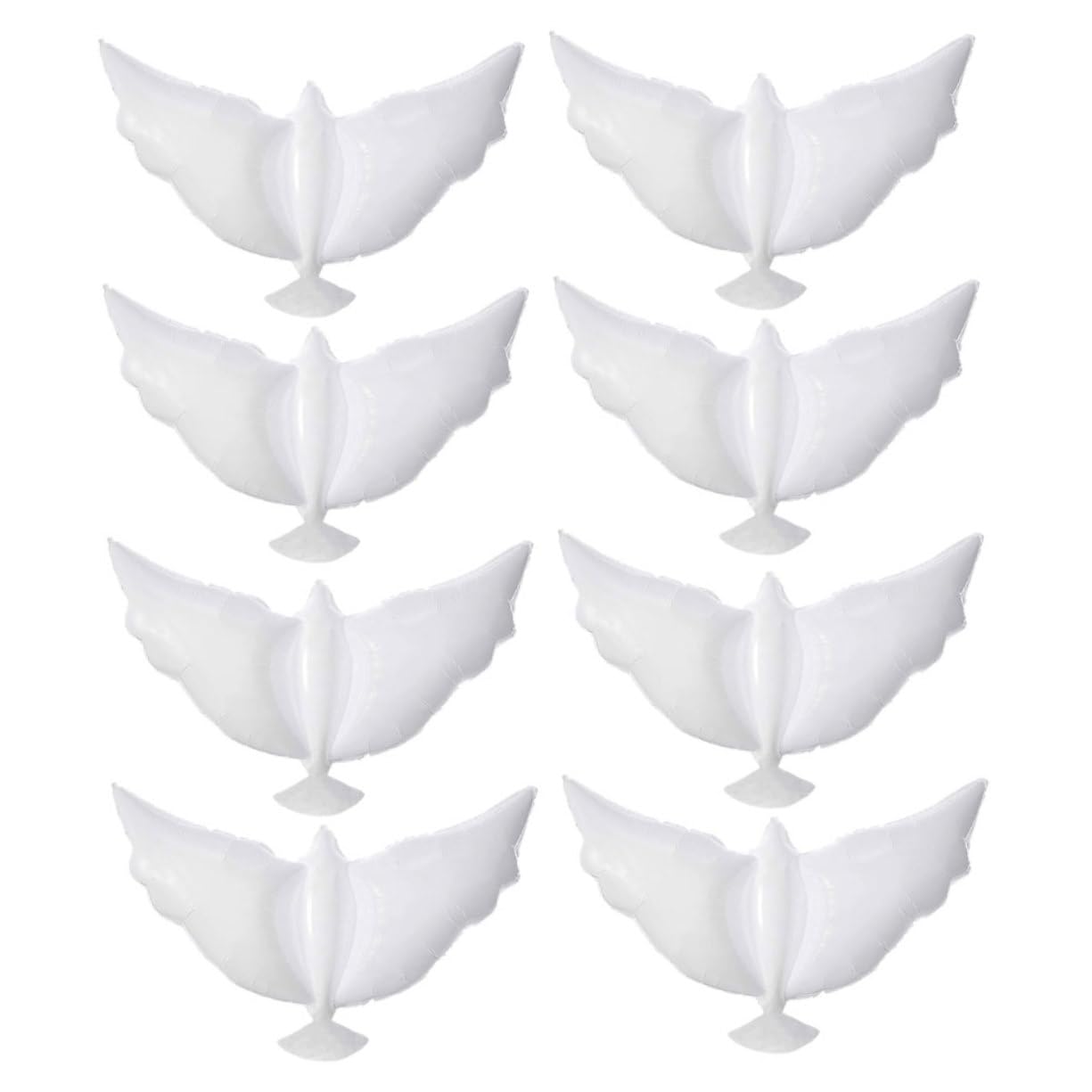 PRETYZOOM 5 Sätze Hochzeitsballons Geburtstagsparty-taubenballons Seifenblasenmaschine Ballonbogen-kit Ballon Im Tauben-design Requisiten Für Partyballons Aluminiumfolie 8 Stück * 5