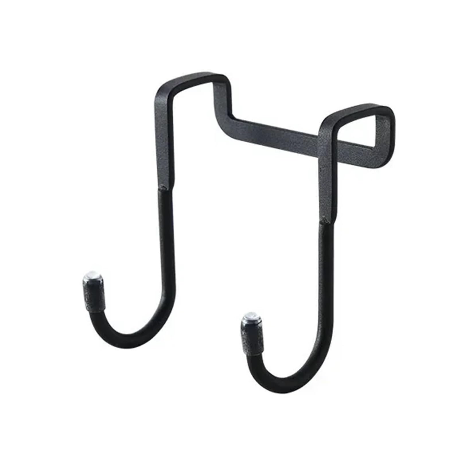 YILWPV 15pcs Stainless Steel Hook Double S-Shape Kitchen Bathroom Cabinet Door Back Type Coat Towel Storage Hanger(Black)