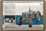 fordson major for sale  Deko7 Blechschild 30 x 20 cm Traktor Fordson Super Major Allrad 54 PS Baujahr 1981