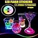 LED Coaster, 20 Pack Light up Coasters for Drinks,LED Bottle Lights Cup Holder Lights for Wine Liquor Bottle, Wedding, Party, Bar, Colorful (Corlorful)