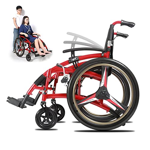 ZwaHce Lightweight Collapsible Wheelchair