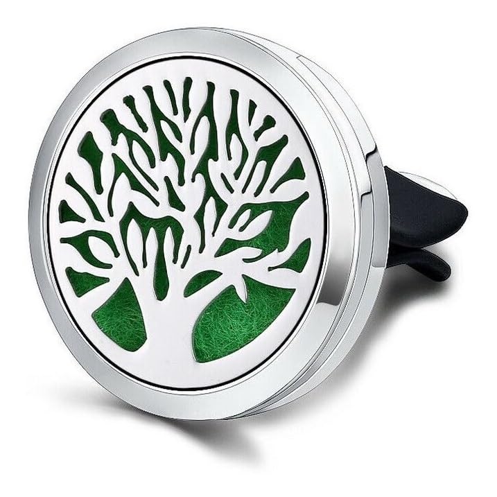 Aromatizador Difusor Veicular Árvore da Vida com 5 Refis, Ideal para Carros e Ambientes Pequenos