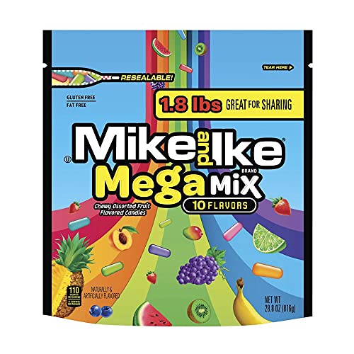 Mike and Ike Mega Mix, Fruity Flavors, 28.8oz