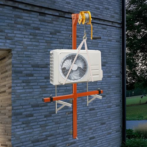 Grúa de elevación para aire acondicionado desmontable: herramienta portátil de 15m y carga 330 LB 5