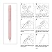 MoKo Holder Case for Apple Pencil 1st Generation, Retractable Apple Pencil 1st Case Protective iPad Pencil Sleeve Skin Cover with Sturdy Clip, Pink
