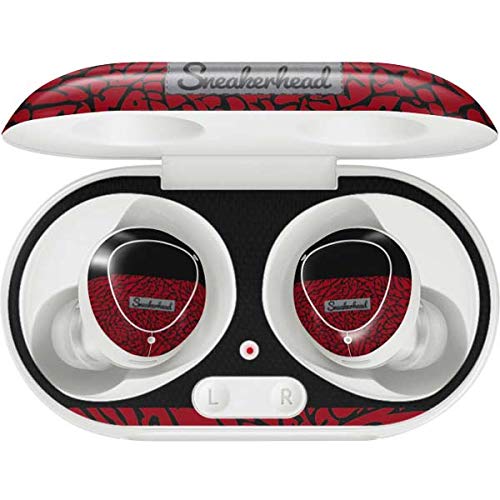 Skinit Decal Audio Skin Compatible with Galaxy Buds+ - Officially Licensed Originally Designed Elephant Print Red Sneakerhead Design