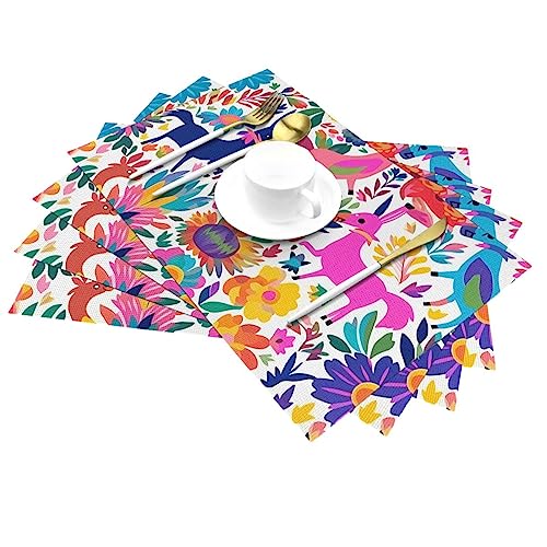 Set de table en PVC lavable résistant chaleur motif animaux - 5