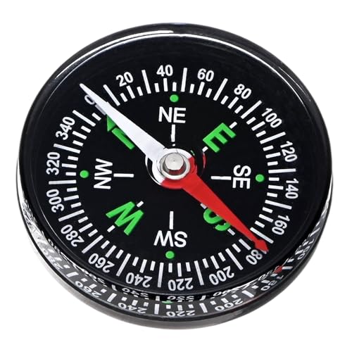 Brújula mini de 40mm para camping y senderismo miniatura 1