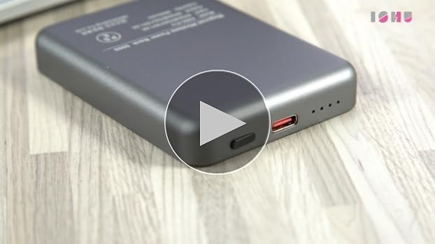 Amazon | ISHU MagSafe対応 モバイルバッテリー 軽量 小型