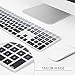 Allinside Ombre Gray Cover for Apple iMac Magic Wireless Keyboard with Numeric Keypad MQ052LL/A A1843 US Layout