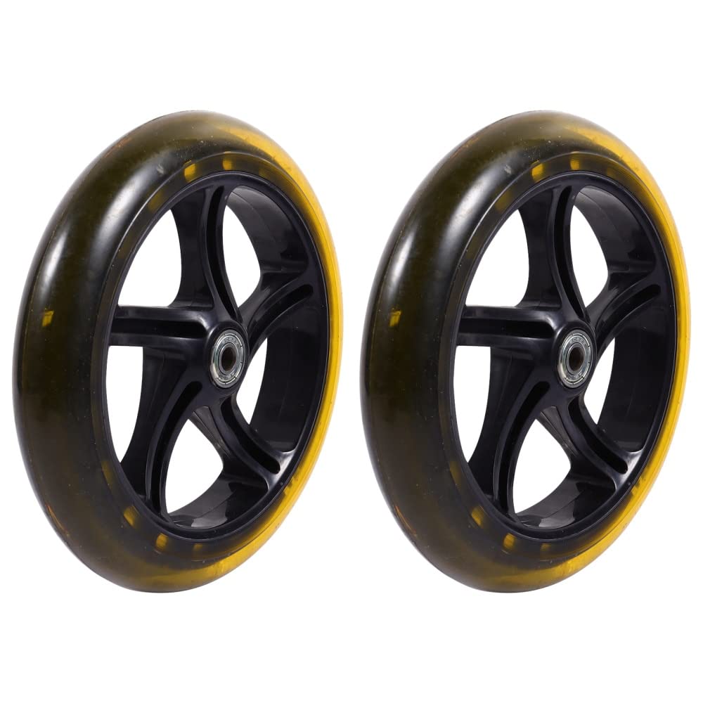 Ruote Monopattino Freestyle 2pcs Scooter Scooter Ruote ad Alta Elastica Resistente all'Usura PU. Ruote portanti Ruote Monopattino Elettrico