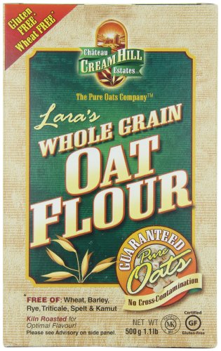 Cream Hill Estates Lara's Whole Grain Oat Flour, 1.1 Pound Boxes (Pack of 4)