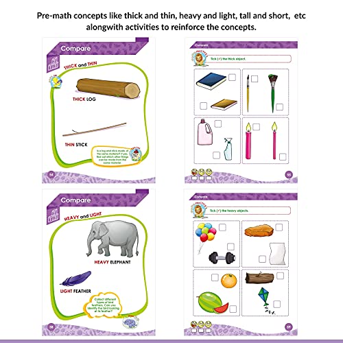 Image of Woodsnipe Tiny Steps - Maths Number Writing Book B | Age 3 to 5 Years | 1 to 50 Number For Homeschooling | Tracing and Writing Practice | Fun Filled Activity for Nursery Kids