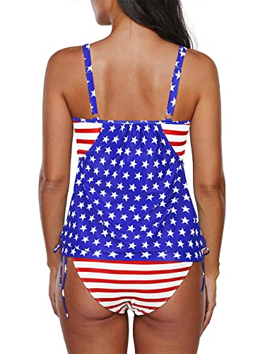 Image of American Trends Women's High Waisted Bikini Bottoms Swimming Suits Tummy Control Bathing Suits