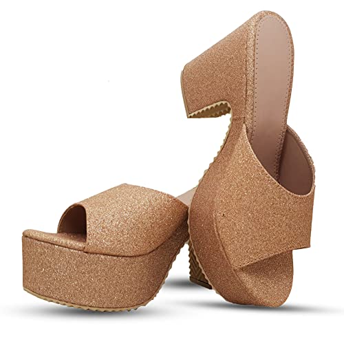 Image of Digni Sandal for Womens Chunky Heel Pump Sandals Party Wedding Strappy Sandals.