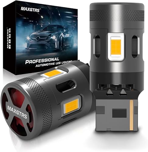 MAXGTRS Bombilla LED T20 7443 W215W CANBUS Luz de marcha atrás Super brillante 3570 Chip 6500K Blanco Sin Error Blinker Anti Hyper Flash 24W 4000LM MAXGTRS Bombilla LED T20 7443 W215W CANBUS Luz de marcha atrás Super brillante 3570 Chip 6500K Blanco Sin Error Blinker Anti Hyper Flash 24W 4000LM