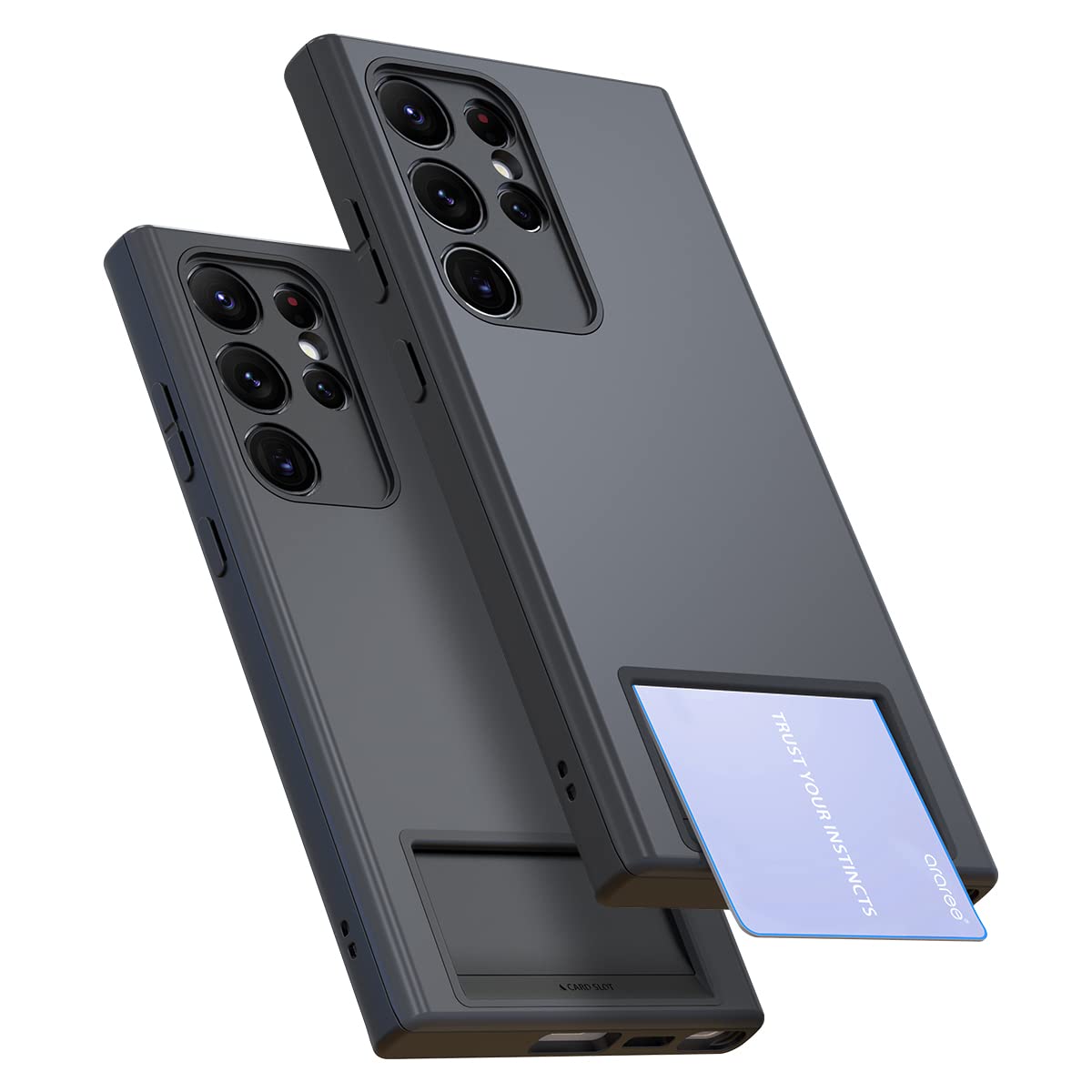 Amazon.co.jp: 【araree】 Galaxy S23 Ultra 対応 ケース 背面 カード
