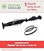 Replacement for Dyson DC04 DC07 DC14 & DC33 Roller Brush & Drive Belt Kit, Compatible With Part # DYR-1000, 05361-01-02 & 02514-01-01, by Think Crucial
