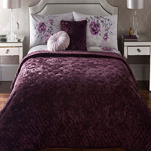 Mason Gray Bedspread, Pflaume, Double