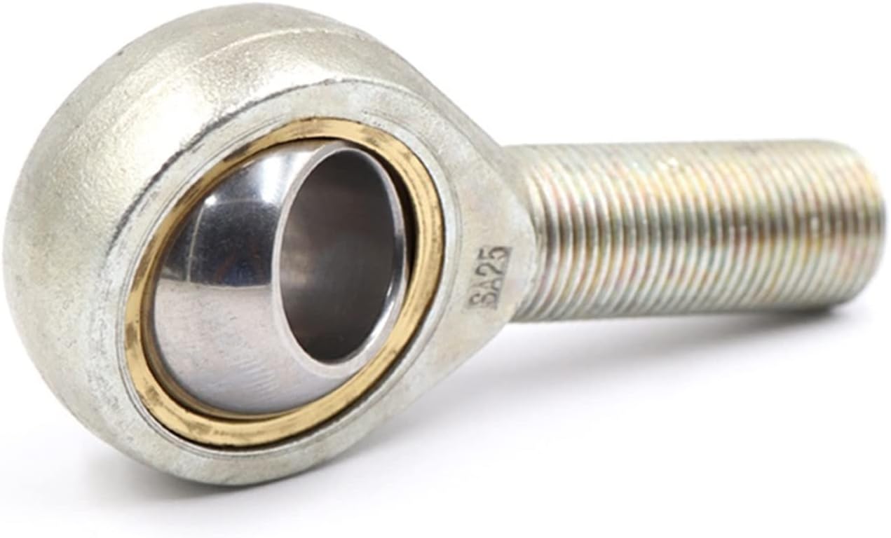 SA5T/K SAL5T/K SA6T/K SAL6T/K Self-lubricating Rod End Bearings Male Thread Steel 2Pcs (Size : 2PCS, Color : SA5TK)