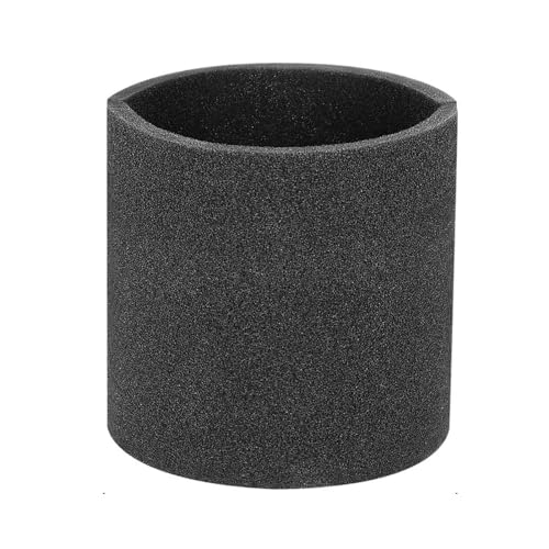 Pack of 2 Foam Cover, Foam Filter Mat Wet Filter, Foam Filter Vacuum Cleaner Round, Wet Filter for Vacuum Cleaners, Reusable Water Washable Foam Filter for Shop-Vac Vacuum Cleaners
