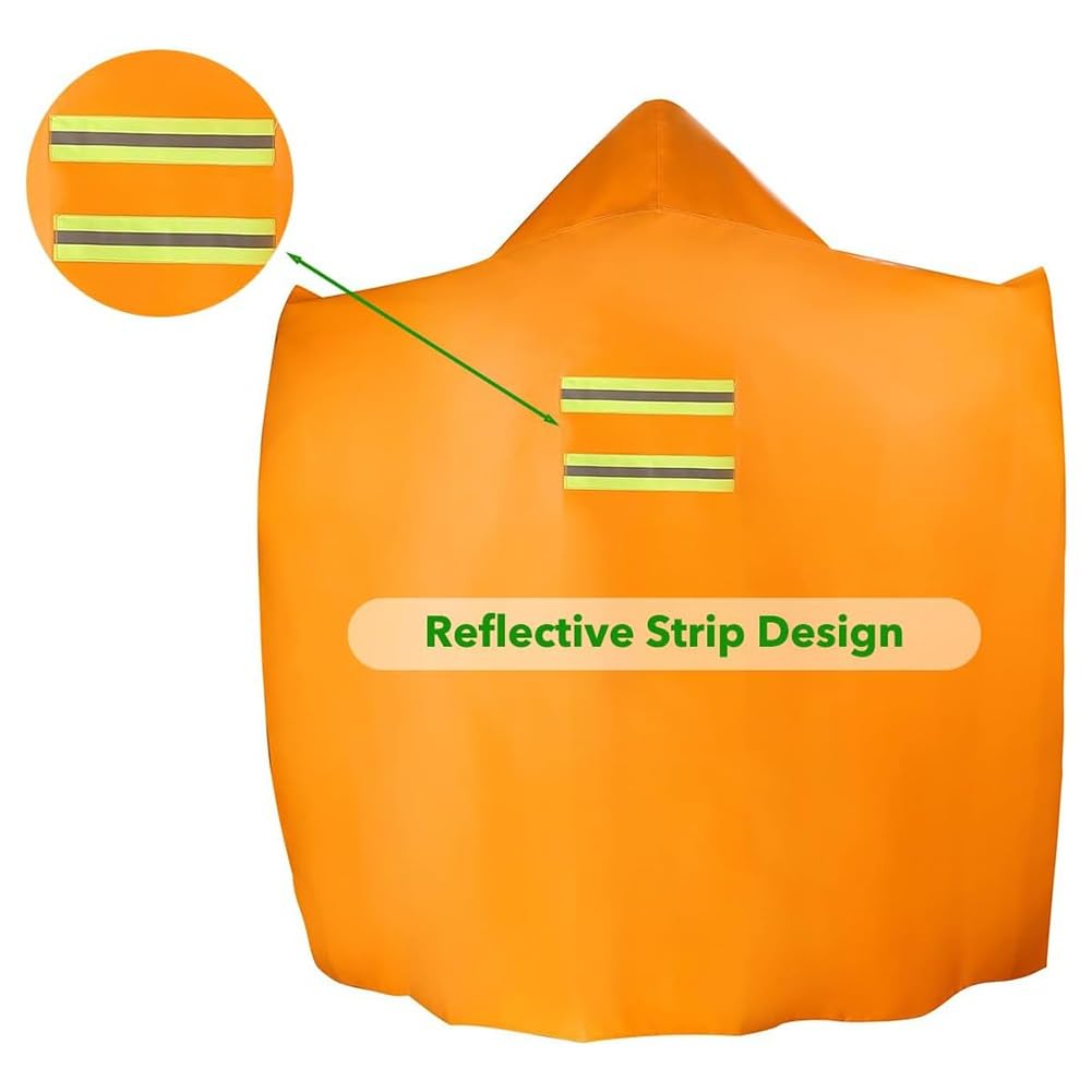 Capa Ignífuga con Capucha, Manta De Seguridad para Emergencias Contra Incendios para Adultos Y Niños Protección Corporal Completa Retardante De Llama De 1100 °C Reutilizable(1.5x1.6m)