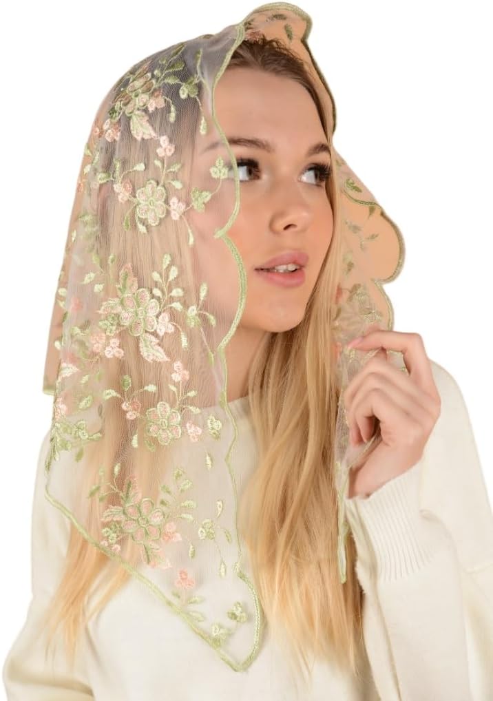 Catholic Mantilla Mass Infinity Chapel Lace Spanish Head Covering