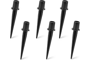6pcs Metal Replacement Stakes for Solar Lights Outdoor