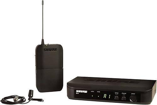 Shure BLX14/CVL Sistema de micrófono inalámbrico UHF - Perfecto para entrevistas, presentaciones, teatro - Vida de batería de 14 horas, rango de 300