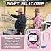 Shot Timer for Shooting Competition,Smart Sensor,Loud Buzzer,Compatible with Bluetooth App,Shooting Time for Training & Dry Fire (Pink, Timer + Cover)