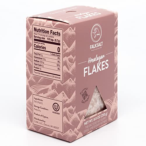 Falksalt Pink Himalayan Flake Salt 8.8Oz. thumb #1