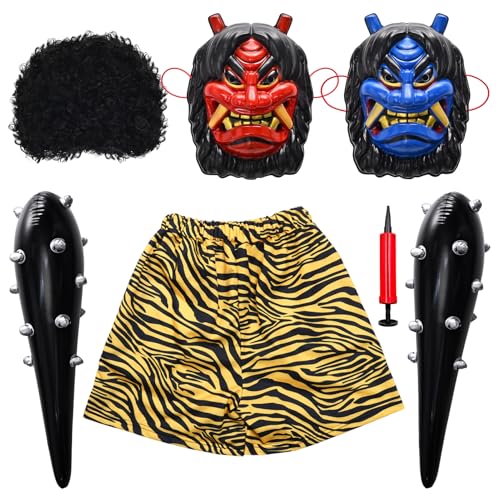 [Formemory] 鬼 コスプレ 鬼のお面 節分 豆まき 節分 コスプレ 鬼のコスプレ 衣装 コスチューム 学園祭 文化祭 撮影 祭り Cosplay 赤鬼 仮装 鬼お面 鬼仮面 お面 なりきり 鬼衣装 コスチューム 男女共用 文化祭 撮影 祭り Cosplay アニメ祝日贈り物