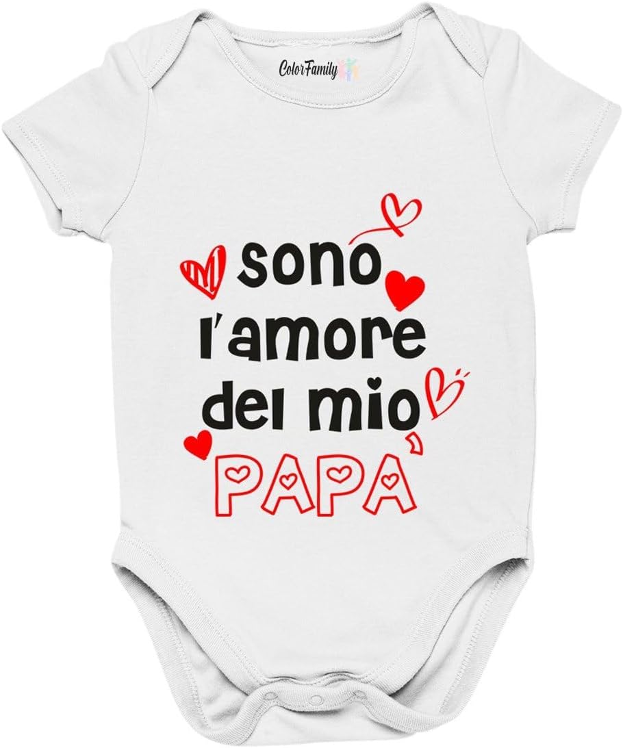 Body per neonato Í love Mom, I love Mama Plant regalo