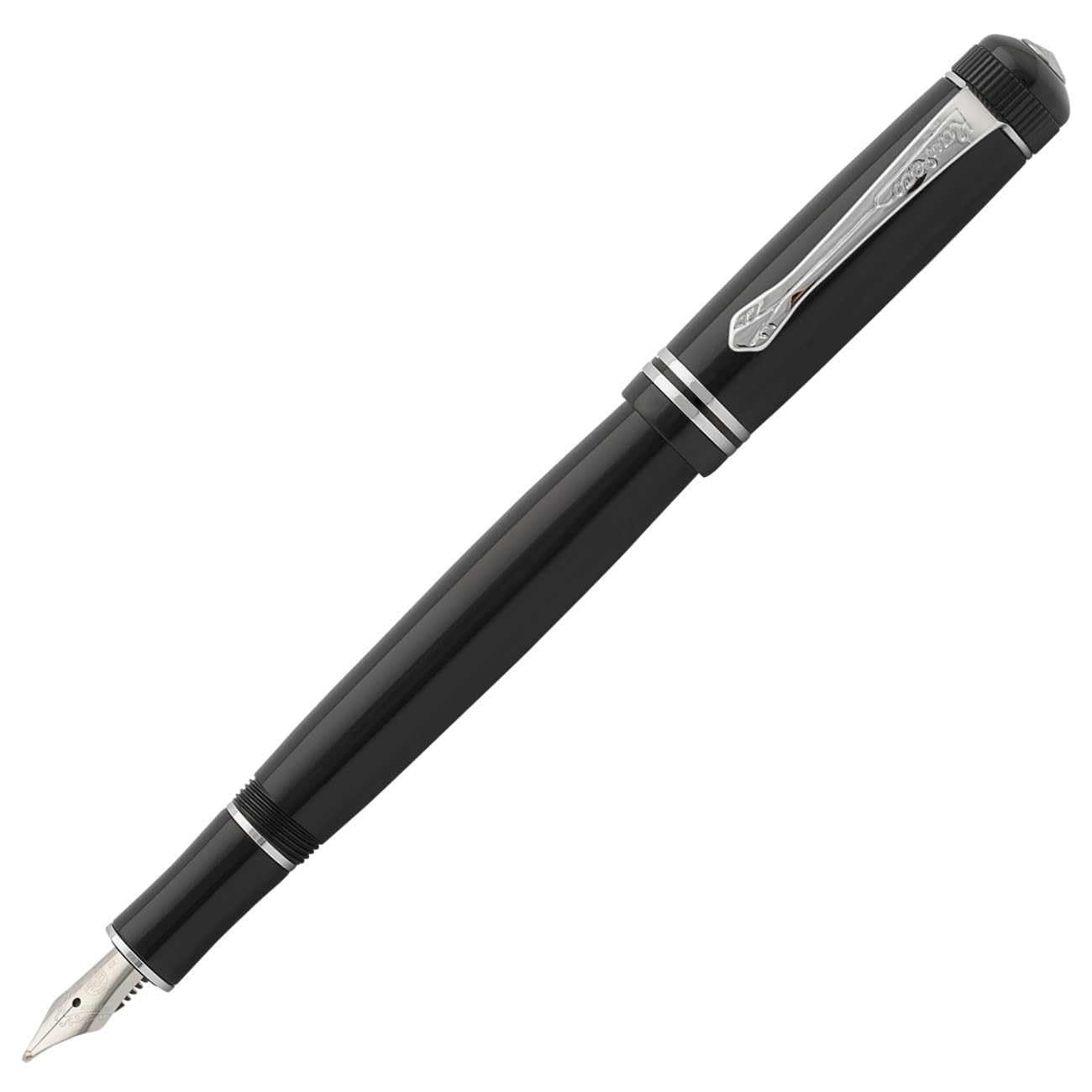 Kaweco DIA II Füllhalter Chrom M – Klassischer Füllfederhalter mit Mittelgroßer Edelstahlfeder – Hochwertiges Schreibgerät aus Acryl & Metall – Made in Germany