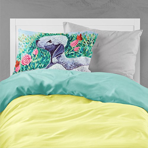 Tesori Dell' Caroline 7512PILLOWCASE Bedlington Terrier Traspirante Per Federe Standard, Grande, Multicolore - 2