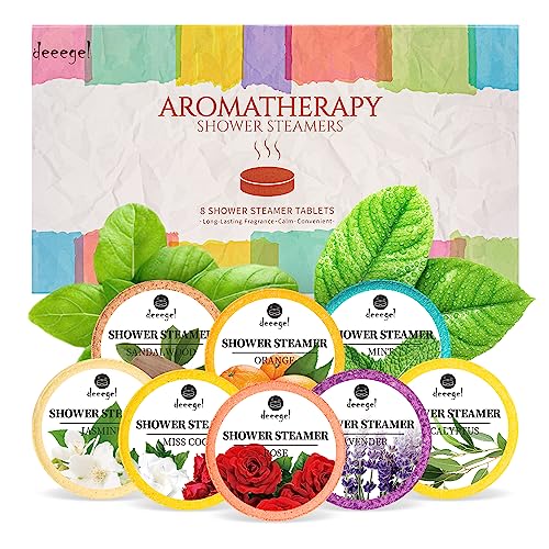 Shower Steamers Aromatherapy Gifts Set Pack of 8 Shower Bath Bombs Tablets with Essential Oils for Home SPA, Self Care Relaxation Birthday Christmas Gift for Women and Men Who Have Everything Shower Steamers Aromatherapy Gifts Set Pack of 8 Shower Bath Bombs Tablets with Essential Oils for Home SPA, Self Care Relaxation Birthday Christmas Gift for Women and Men Who Have Everything
