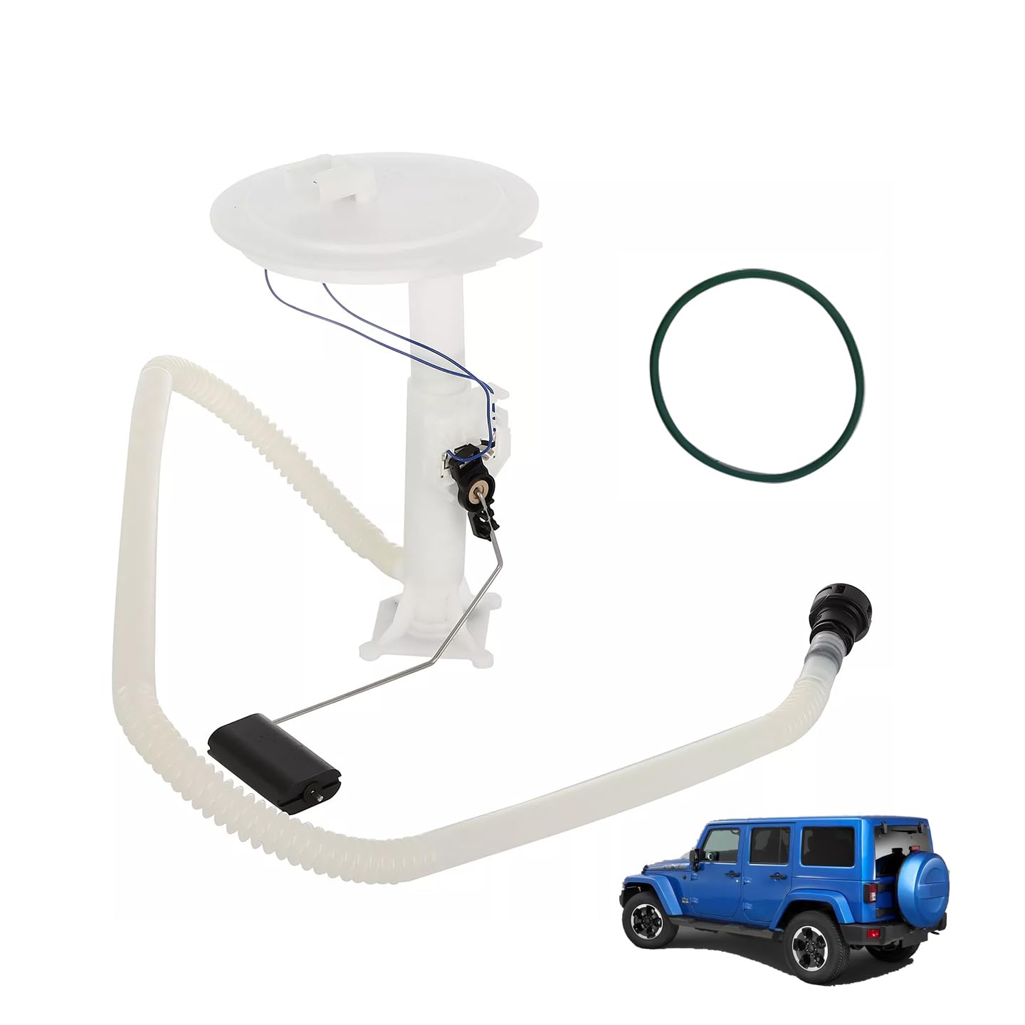 Right Fuel Tank Sending Unit Transfer Pump Compatible with Dodge Durango 2011-2019 & Jeep Grand Cherokee 2011-2018, 3.0L 3.6L 5.7L 6.2L 6.4L, Replace# 5145586AA