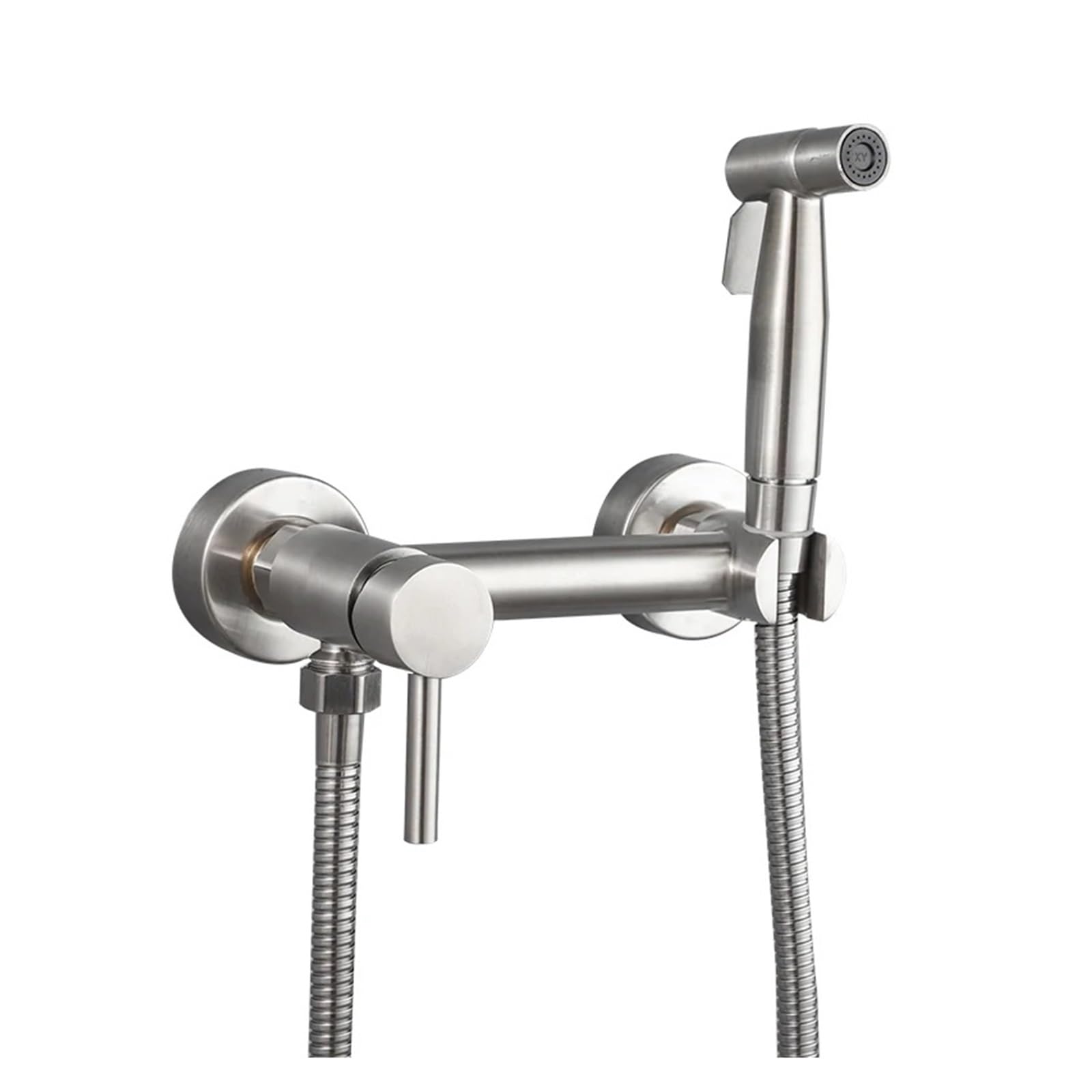 KHPGQIAS Portable Stainless Steel Bidet Sprayer for Hygienic Cold and Hot Water Shower Bidet Toilet Attachment with Vanity Mixer Bathroom Bidets