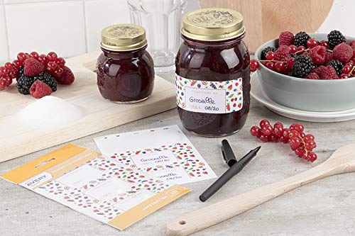 Avery - Sacchetto di 21 etichette per marmellate
