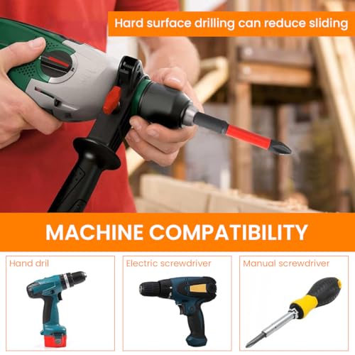Image of Serplex Set of 12 TS2 Screwdriver Bit Heavy Duty S2 Alloy Steel Hex Shank TS2 Screwdriver Bits with 6 Length Bit for Impact Driver Electric,with Holder