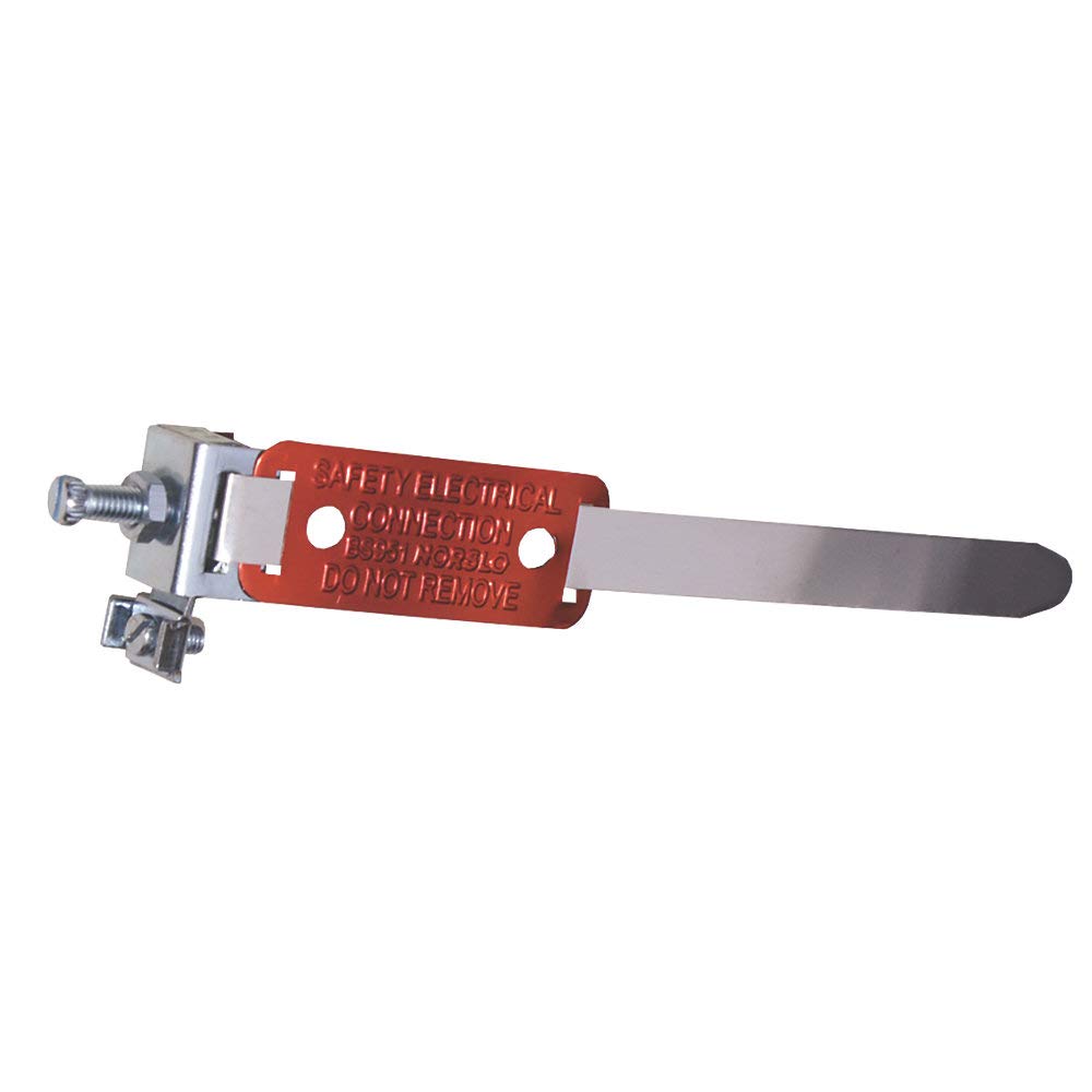 Bulk Hardware White Merriway Bh02792 Electrical Earth Clamp - Red