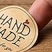 ZLKAPT Handmade Kraft Stickers Labels: 120 Pcs 1.6