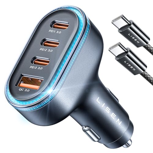 汚い充電機 Amazon.co.jp: LISEN pd シガーソケット usb-c 急速充電【101W PD65W