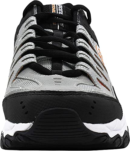 Image of Skechers Men's Afterburn M. Fit Fashion Sneakers - Leather Upper, Memory Foam Insole, Rubber Outsole