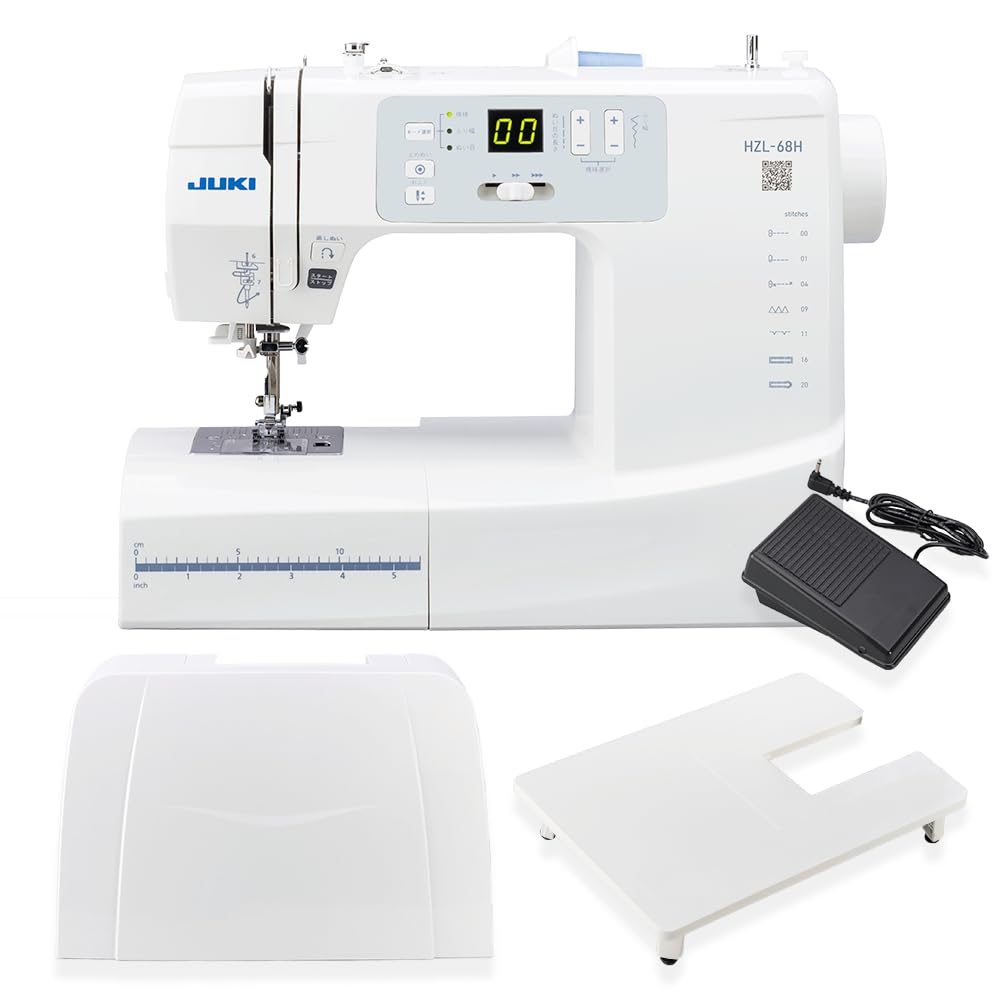 Amazon | JUKI コンピュータミシン HZL-68H ワイドテーブル・フット