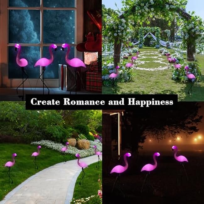 Solar Flamingo Light Solar Garden Lights Pink Flamingo Outdoor Decor