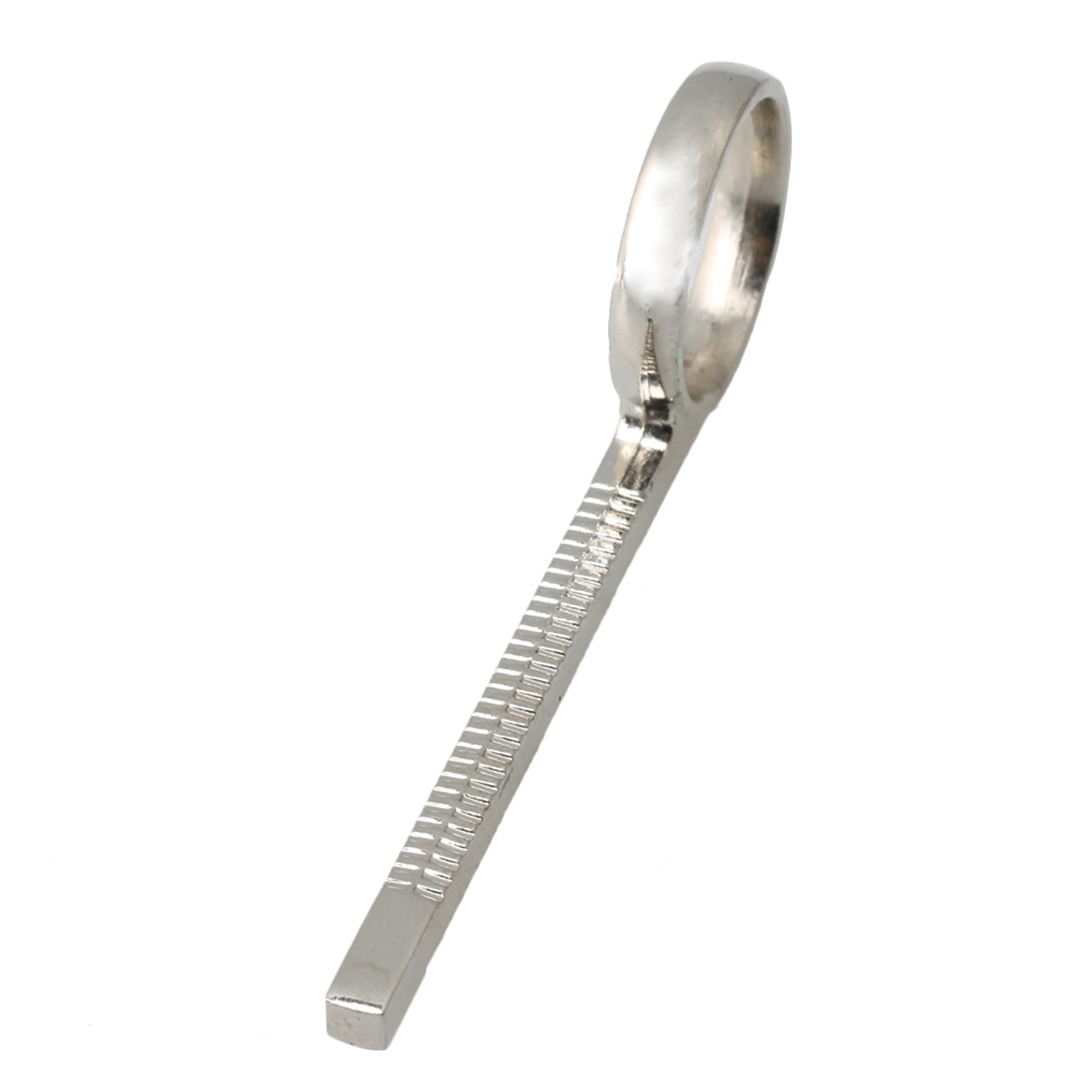 Yibuy 80mm Bb Trumpet Valve Slide Finger Ring for Trumpet Replacement Silver Set of 5