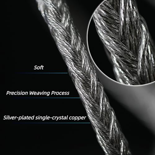 Cable reemplazo IEM 4.4mm balanceado 1.25 m miniatura 6