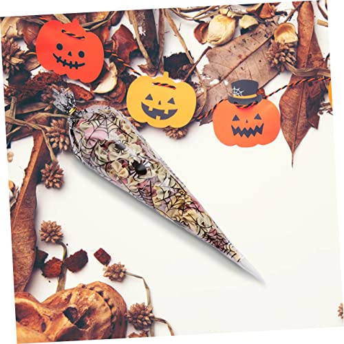 BESTonZON 600 Pçs Triângulo Líquido Para Saco De Biscoitos Padrão De Decoração De Guloseimas Pretas