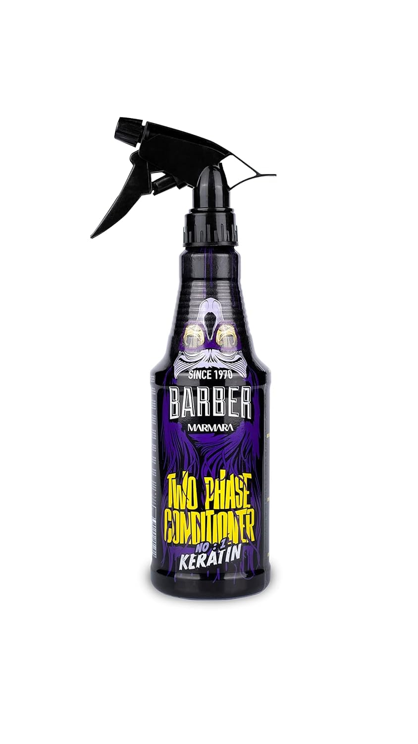 BARBER MARMARA Two Phase Keratin Leave In Conditioner Men's No.1 500ml Detangling Spray Treatment